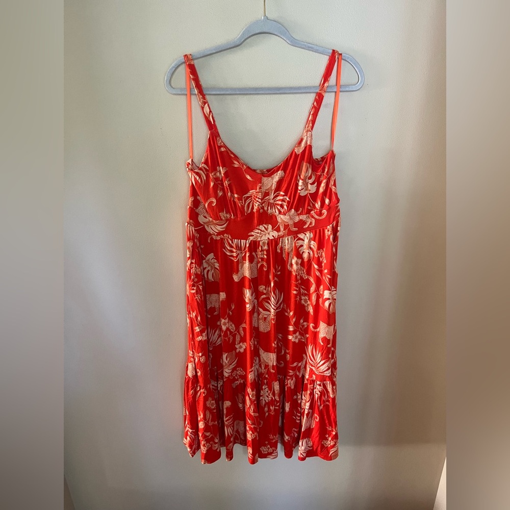 Torrid Orange Beautiful Dress NWT